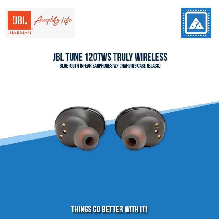 JBL TUNE 120TWS TRULY WIRELESS BLUETOOTH IN-EAR EARPHONES W/ CHARGING CASE (BLACK) JBL TUNE 120TWS TRULY WIRELESS BLUETOOTH IN-EAR EARPHONES W/ CHARGING CASE (BLACK)